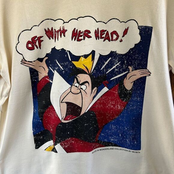 Women's Mo & Co XS Alice in Wonderland Disney Off With Her Head Queen of Hearts - Picture 4 of 10